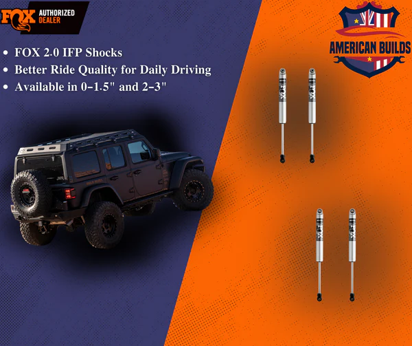 FOX 2.0 Performance Series IFP Shocks - Jeep Wrangler JL 2019+