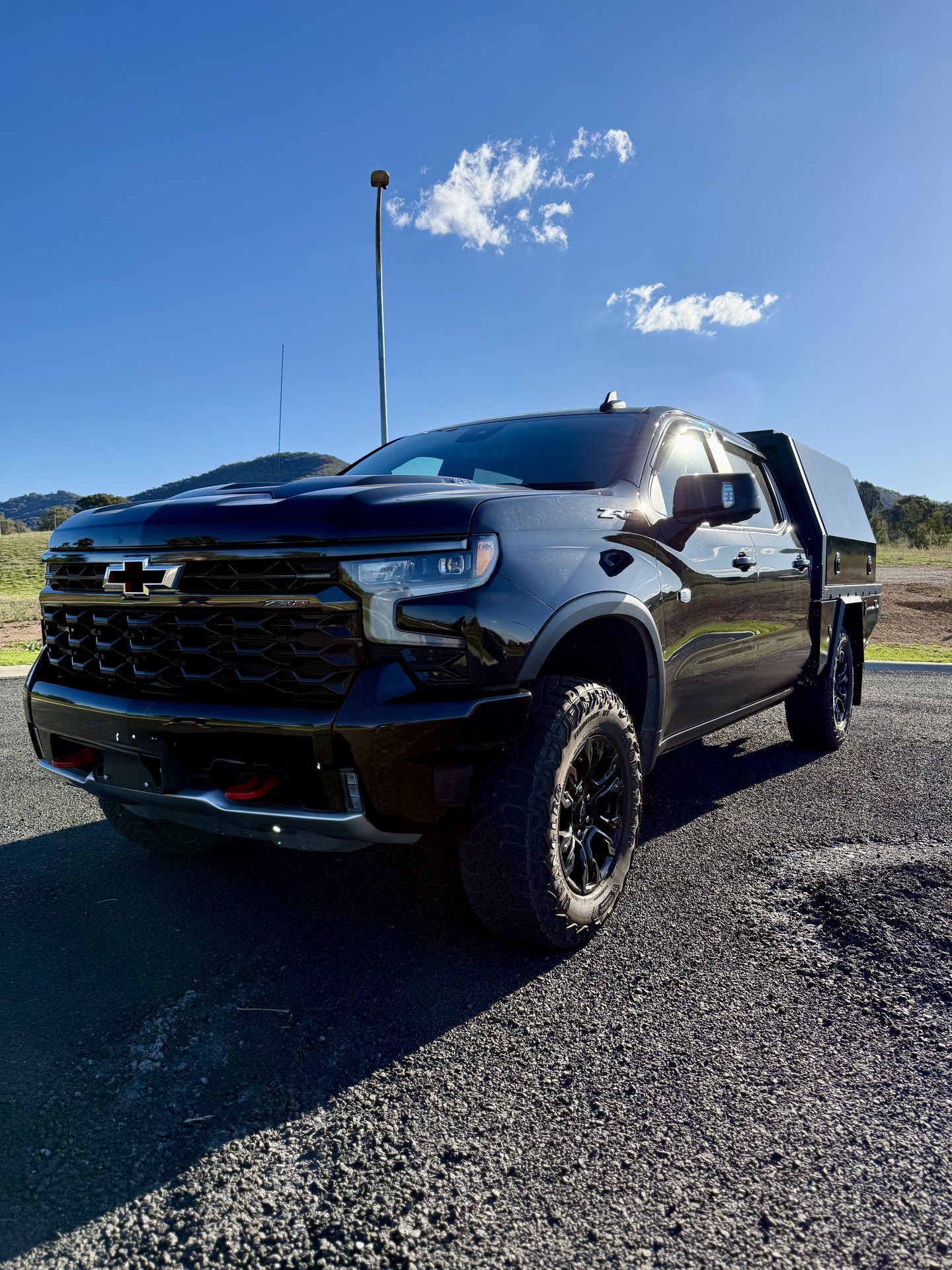 Chevrolet Silverado ZR2 with BMU Engineering tray and canopy builds in Canberra